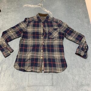 Jachs New York Flannel Shirt Mens Small Multicolor Plaid Button Up Classic Fit